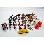 Britains selection of plastic farm figures including Autoway and some vehicles. G to E. (qty)
