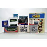 A misc selection of diecast comprising various issues and makers plus Great Book of Corgi. (11)