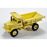 Dinky No. 965 Euclid Rear Dump Truck in pale yellow. Generally NM.