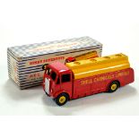 Dinky No. 991 AEC Tanker Shell Chemicals Limited in red with yellow tank and Supertoy hubs with