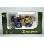 Universal Hobbies 1/32 Farm issue comprising Krone Big X Forage Harvester. NM to M in Box.