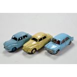 Dinky Trio of Diecast Car Issues comprising Morris 1100, Rover 75 and Austin Somerset. Generally F