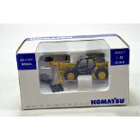 Universal Hobbies 1/50 diecast construction issue comprising Komatsu Telehandler. NM to M in Box.