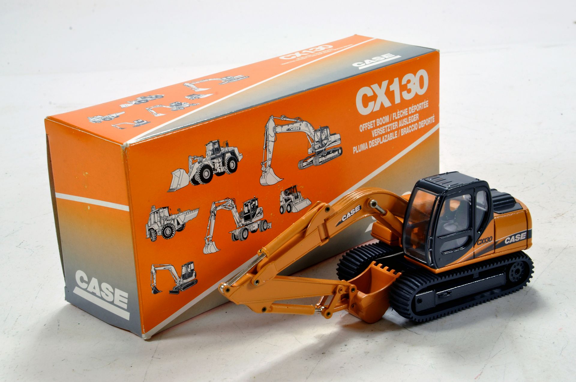 Conrad 1/50 diecast issue comprising No. 2848 Case CX130 Crawler Excavator with Offset Boom. E to NM