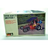 Scarce Monogram Steves Scotts Uncertain T 1/24 Model Kit. Appears Complete.