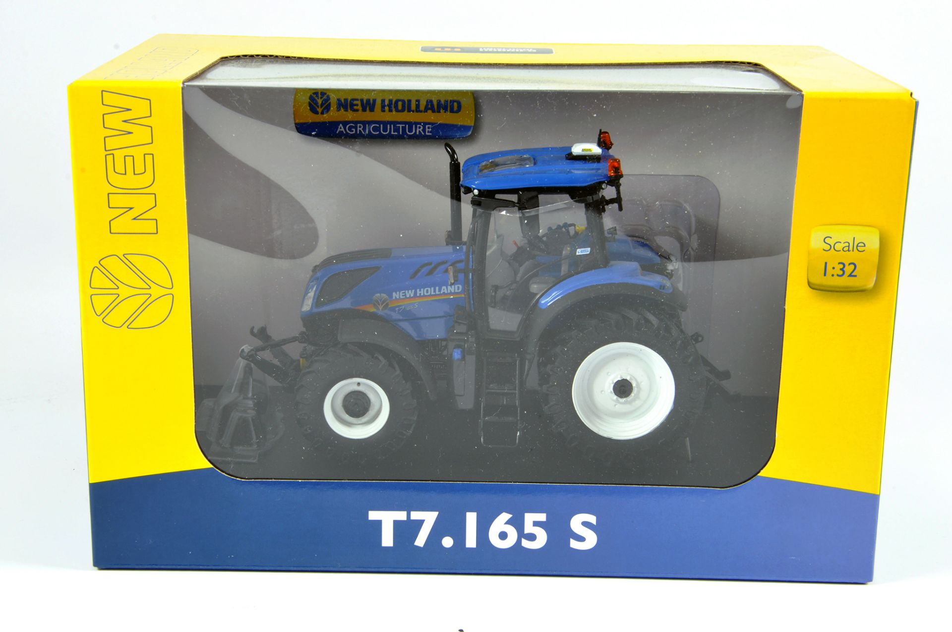 Universal Hobbies 1/32 Farm Issue comprising New Holland T7.165S Tractor. NM to M in Box.