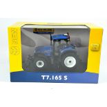 Universal Hobbies 1/32 Farm Issue comprising New Holland T7.165S Tractor. NM to M in Box.