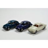 Trio of hard to find 1/40 plastic issue cars from Wiking comprising VW Beetle 1300 duo and VW