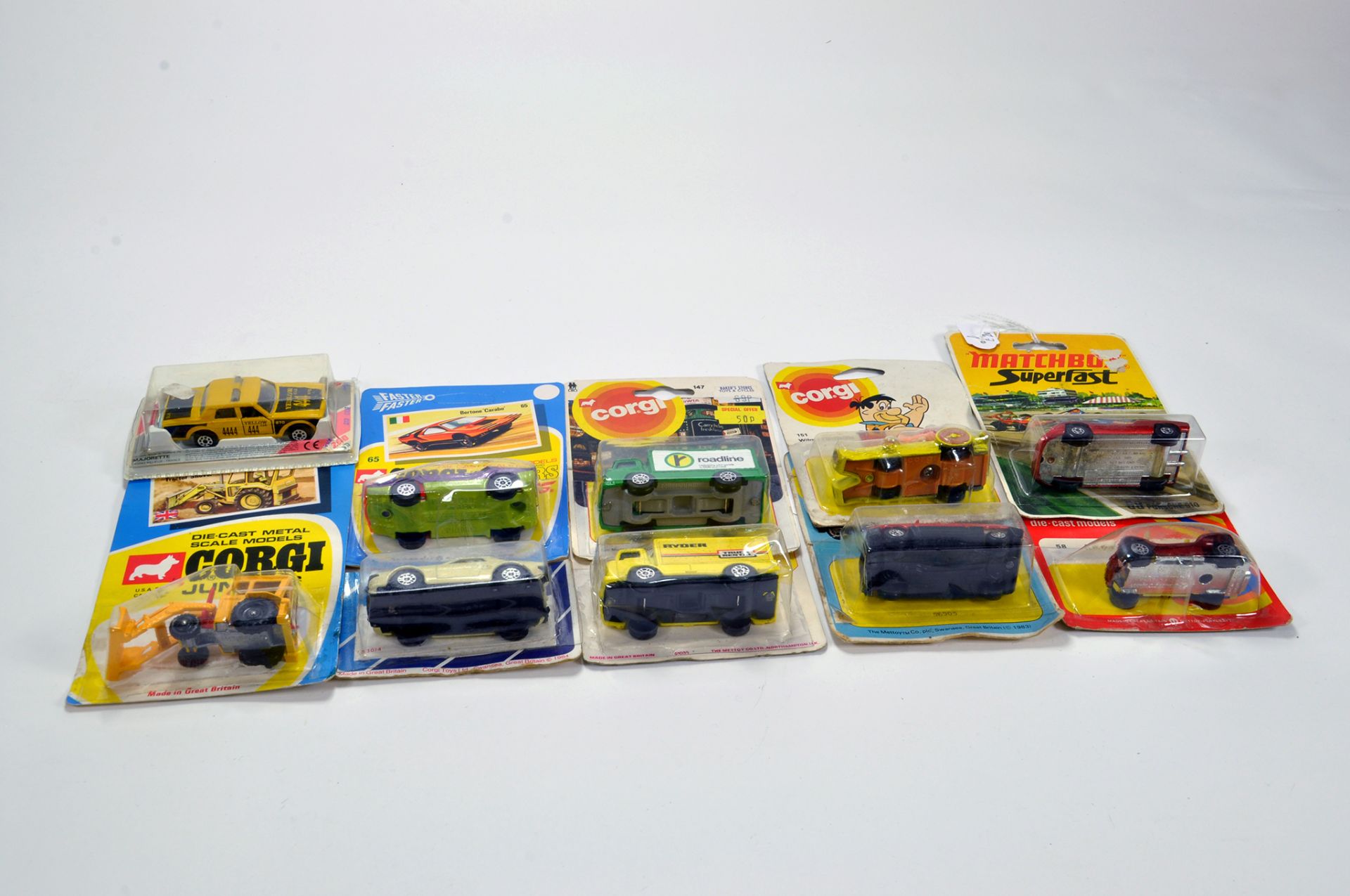 Mainly Corgi Juniors Blister pack group comprising various issues. Generally NM. (10)