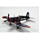 Handbuilt Plastic Impressive Aircraft Model comprising Black George Lime Rider.