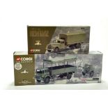 Corgi Diecast issue comprising Military Vehicles. Nm in Boxes. (2)