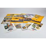 Assortment of JCB Sales and Promotional literature including brochures, puzzle and other