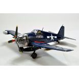 Handbuilt Plastic Impressive Aircraft Model comprising Grumman F6F 5N Hellcat.