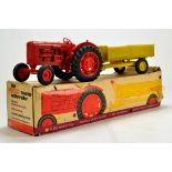 Rovex Triang No. 1129 Raphael Lipkin Large Scale Plastic Nuffield Universal Tractor and Trailer Set.