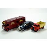 Trio of Diecast issues from Dinky Comprising Horsebox, Bedford Tipper and Limousine. G to NM. (3)