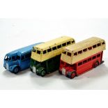 Dinky Trio of Diecast Commercial Bus Issues. F to G. (3)