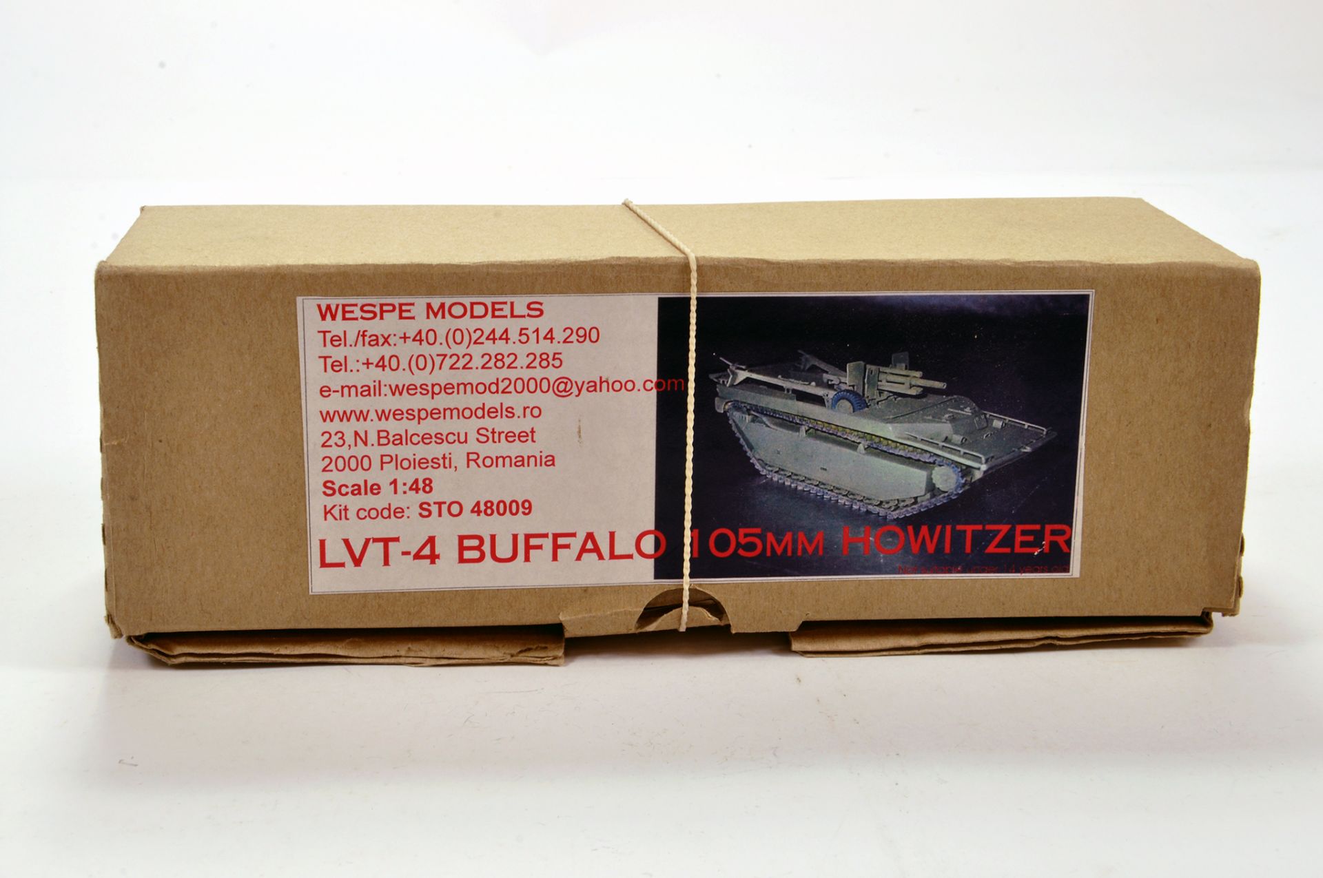 Wespe Models (Romania) 1/48 Kit of LTV Buffalo 105MM Howitzer. Complete.