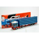 Tekno 1/50 Diecast Truck Issue comprising Scania Streamline 620 Livestock Transporter in livery of