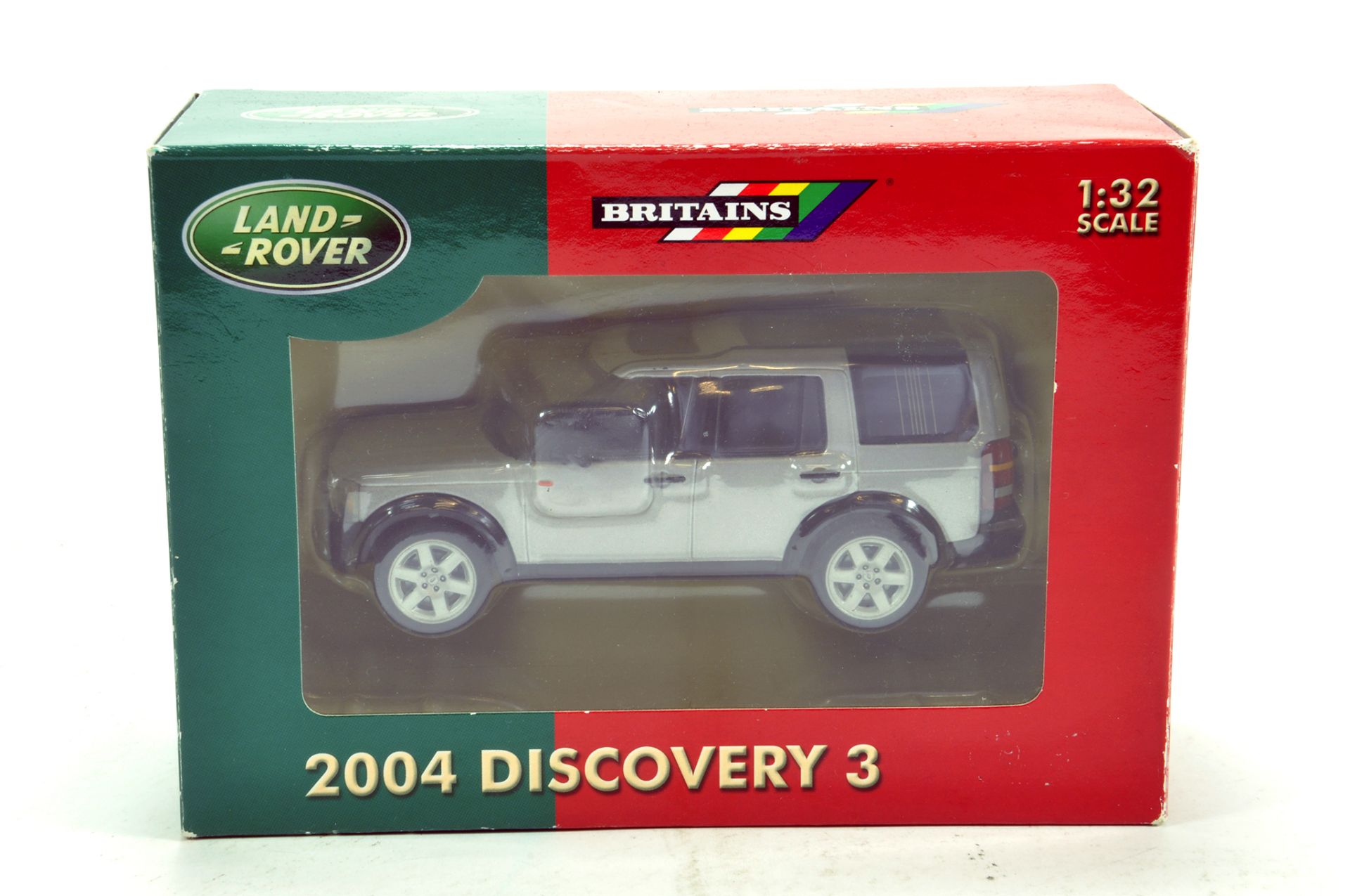 Britains 1/32 Farm issue comprising Land Rover Discovery 3. NM to M in Box.