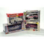 Diecast group comprising boxes issues including Land Rover Range Rover and one other.