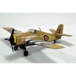 Handbuilt Plastic Impressive Aircraft Model comprising Grumman FM-2 Wildcat.