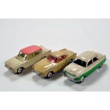 Corgi Trio of Diecast Car Issues comprising Ford Consul Classic, Volvo P1800 and Ford Consul. F to