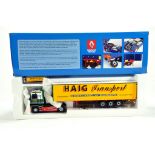 Universal Hobbies 1/50 Diecast Truck Issue Comprising Renault Curtainside in Livery of HAIG