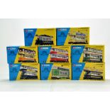 A group of diecast tram issues comprising Corgi. Various examples. NM to M in Boxes. (8)