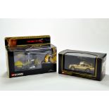 Corgi James Bond Diecast Duo comprising You Only Live Twice Gryocopter plus Special Edition Gold