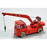 JRD No. 125 Grue Mobile Crane in orange with cast hubs and white tyres. Lovely example is E to NM.