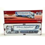 Corgi 1/50 Diecast Truck Issue Comprising No. CC13736 Scania R Fridge Trailer in livery of McGeown