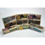 A group of Airfix HO Railway themed plastic Kits. Appear complete. (9)