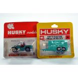 Duo of Husky issues comprising No. 5 Willys Jeep and No. 38 Horsebox. E to NM in Blister Packs. (2)