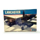 Scarce US Airfix Issue of 1/72 plastic model kit comprising Avro Lancaster. Complete.