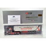 WSI 1/50 Diecast Precision Truck Issue comprising Scania S Highline with Fridge Trailer in livery of