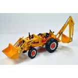 An extremely rare 1/16 plastic issue model of the Case CK Construction King 580 Backhoe Loader