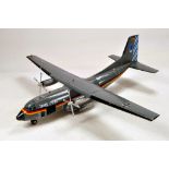 Finely Built Large scale Model Aircraft comprising 1/72 C-160 Transall.