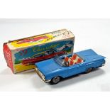 Scarce possibly ATC Japanese Tin Plate 1959 Chevrolet Open Top Car. Displays well with box.