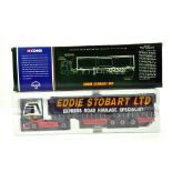 Corgi 1/50 Diecast Truck Issue comprising No. CC13401 MAN TGA Curtainside in livery of Eddie