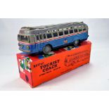 Scarce Romanian issue Large Scale ROCAR Tin Plate London Tourist Bus. Friction Driven Toy. Generally