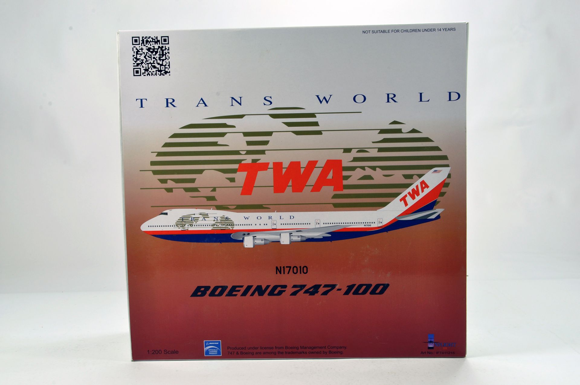 Inflight Models 1/200 Diecast Aircraft Models comprising Boeing 747 TWA. Graded ex shop stock. A