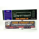 Corgi 1/50 Diecast Truck Issue comprising No. 76602 Scania Box Trailer in livery of Eddie Stobart.