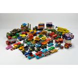 A large group of diecast issues from various makers. Dinky, Matchbox, Superfast, Corgi, Hot Wheels