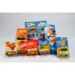 Hot Wheels, Matchbox and Corgi issue Bus items in blister packs. Some harder to find. Generally