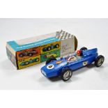 Scarce Empire Made diecast issue No. 7113 Friction Driven BRM Racing Car. E in Box.