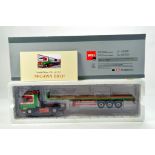 WSI 1/50 Diecast Precision Truck Issue comprising Scania 143 with Flatbed Trailer in livery of