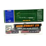 Corgi 1/50 Diecast Truck Issue comprising No. CC13405 MAN TGA Curtainside in livery of Eddie