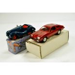 Reissue Schuco Tinplate Toy plus Plastic Chevrolet Issue. (2)
