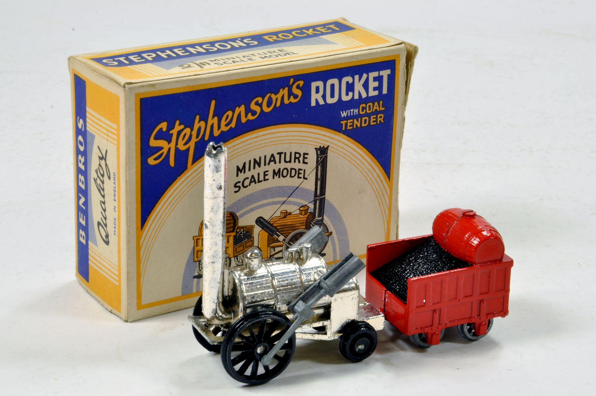 Benbros Stephenson's Rocket. Nice example is NM in G to VG Box.