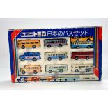 Tomy Tomica Diecast Bus Set. NM.